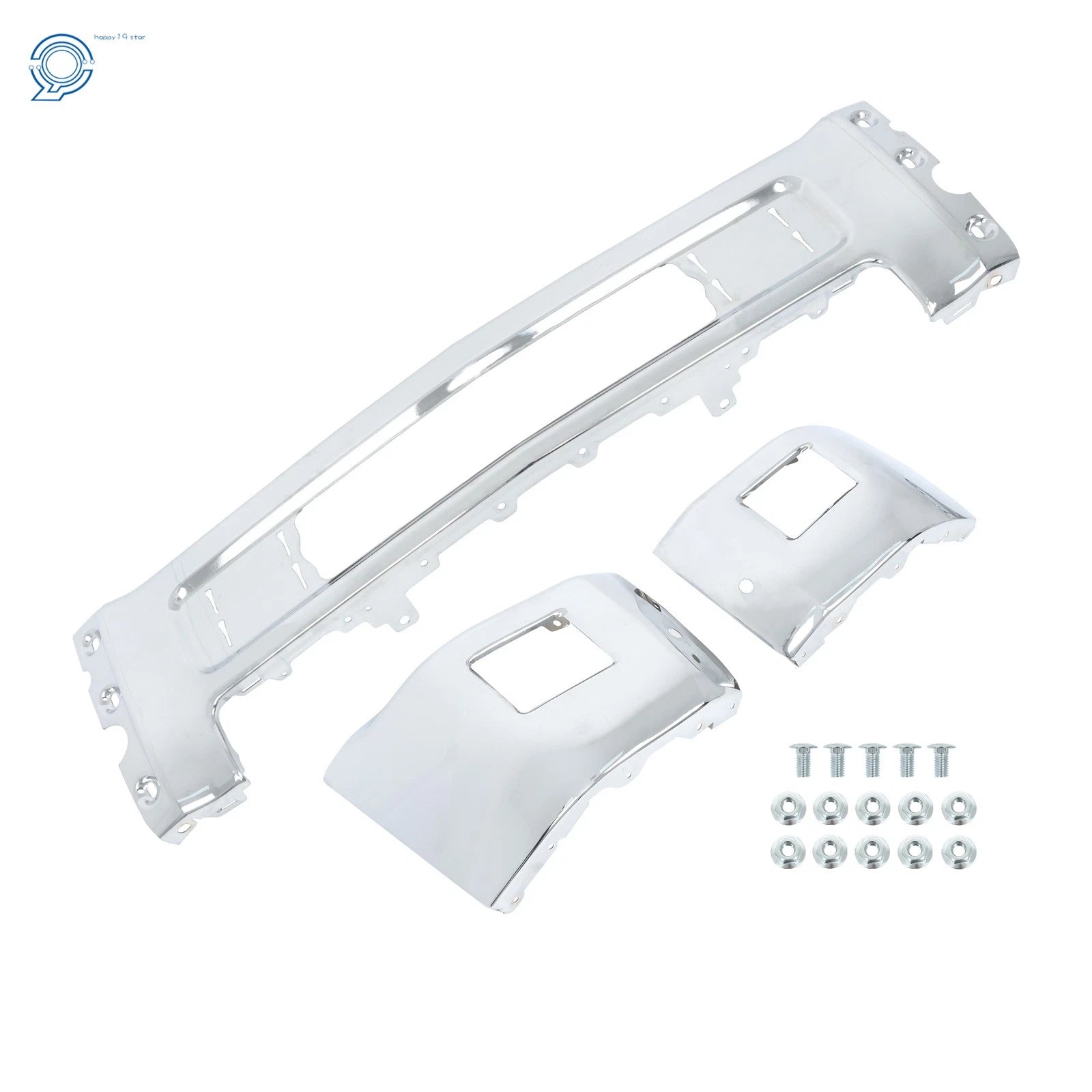 Front Steel Bumper with Sensor Holes for Chevy Silverado 2500 3500 (2015-2019)