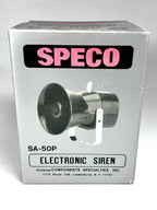 Speco SA-50P Electronic Siren for Universal Vehicles (6-12 Volt)