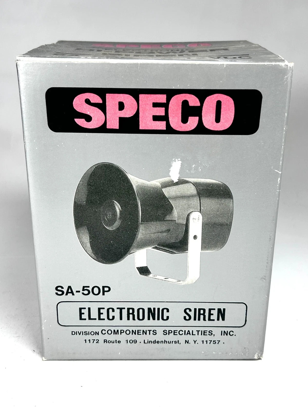 Speco SA-50P Electronic Siren for Universal Vehicles (6-12 Volt)