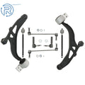 Set of 8 Front Lower Control Arms & Sway Bar End Links for Flex Taurus MKS MKT (2010–2012)