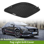 1 Pc Fog Light Grill for Mercedes-Benz (No. 1178850422) (Black)