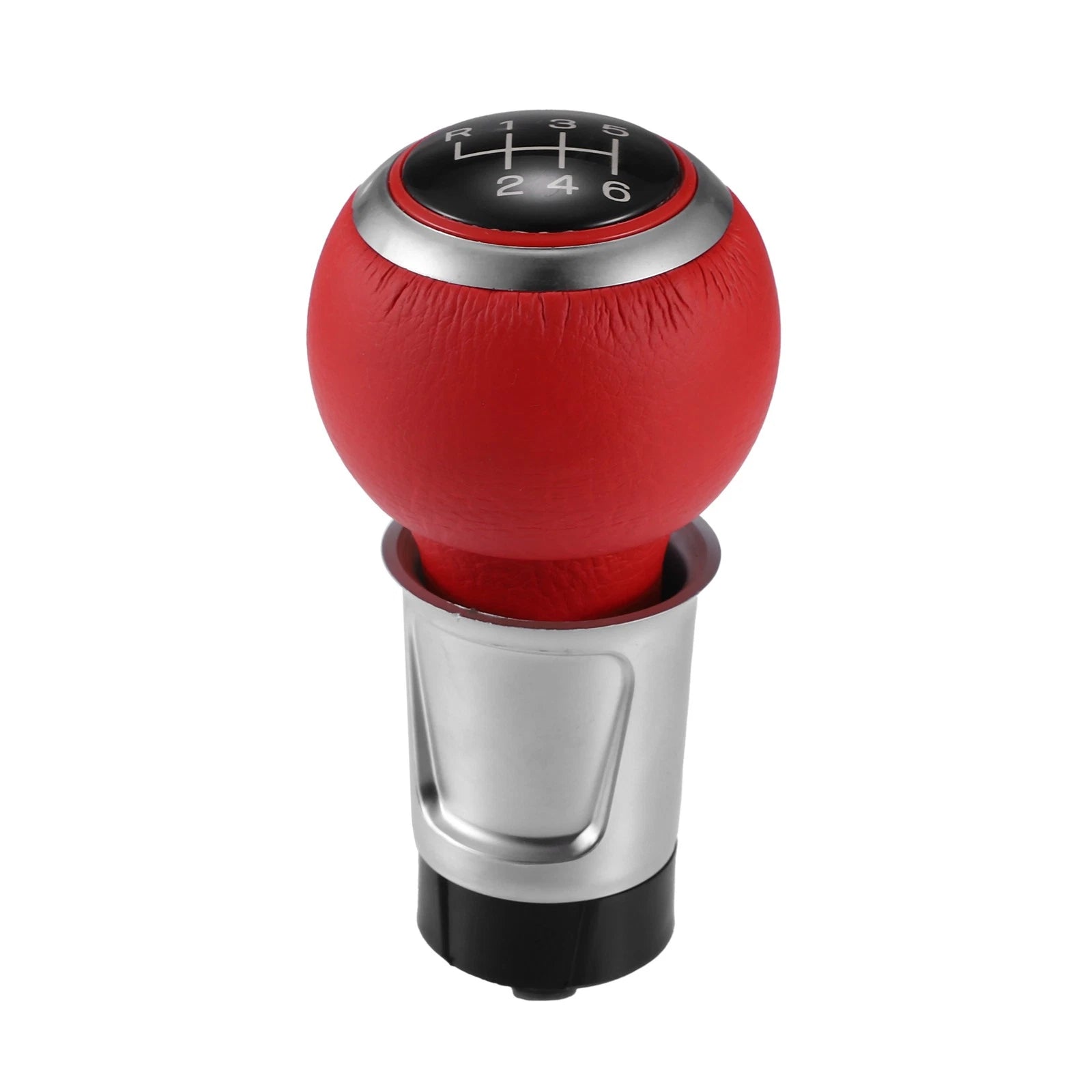 6 Speed Gear Shift Knob for Audi A4 S4 B8 8K A5 8T Q5 8R Line Red