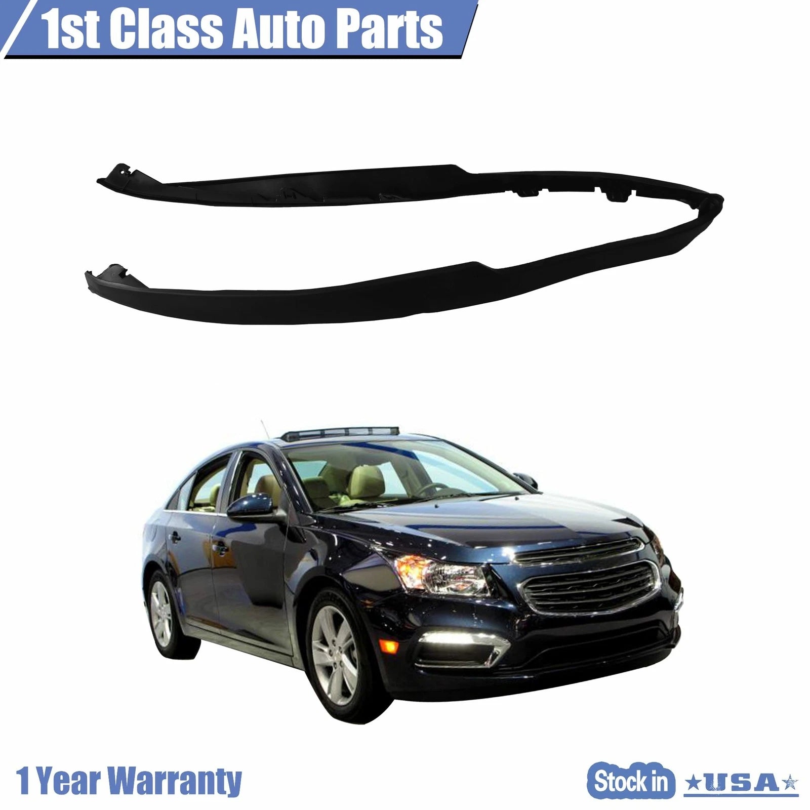 Front Bumper Spoiler Valance for Chevrolet Cruze (2011–2016)