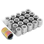 16Pc Open-End Lug Nut Set M12x1.25 for NRG Innovations LN-T210SL-21