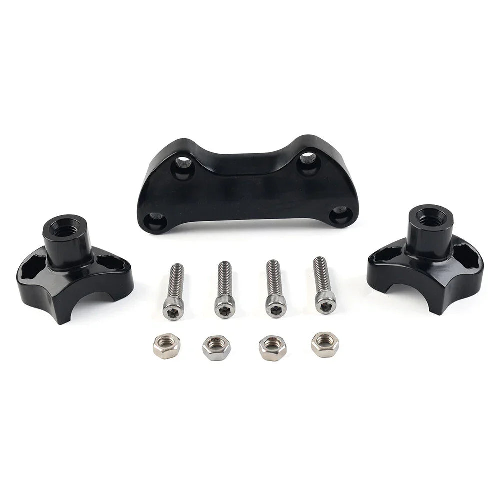 7" Handlebar Risers Top Clamp for Harley Dyna Softail Street Bob Sportster (2006-2023)