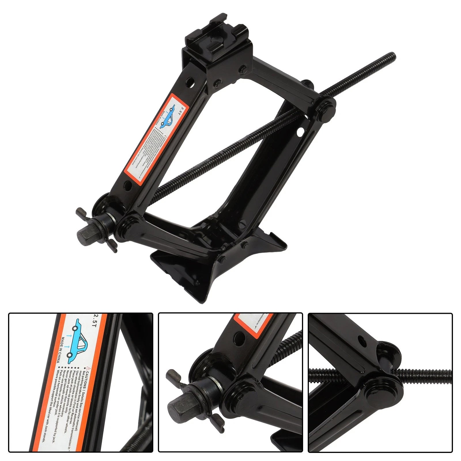 2.5 Ton Scissor Jack Lift for Car (Universal)