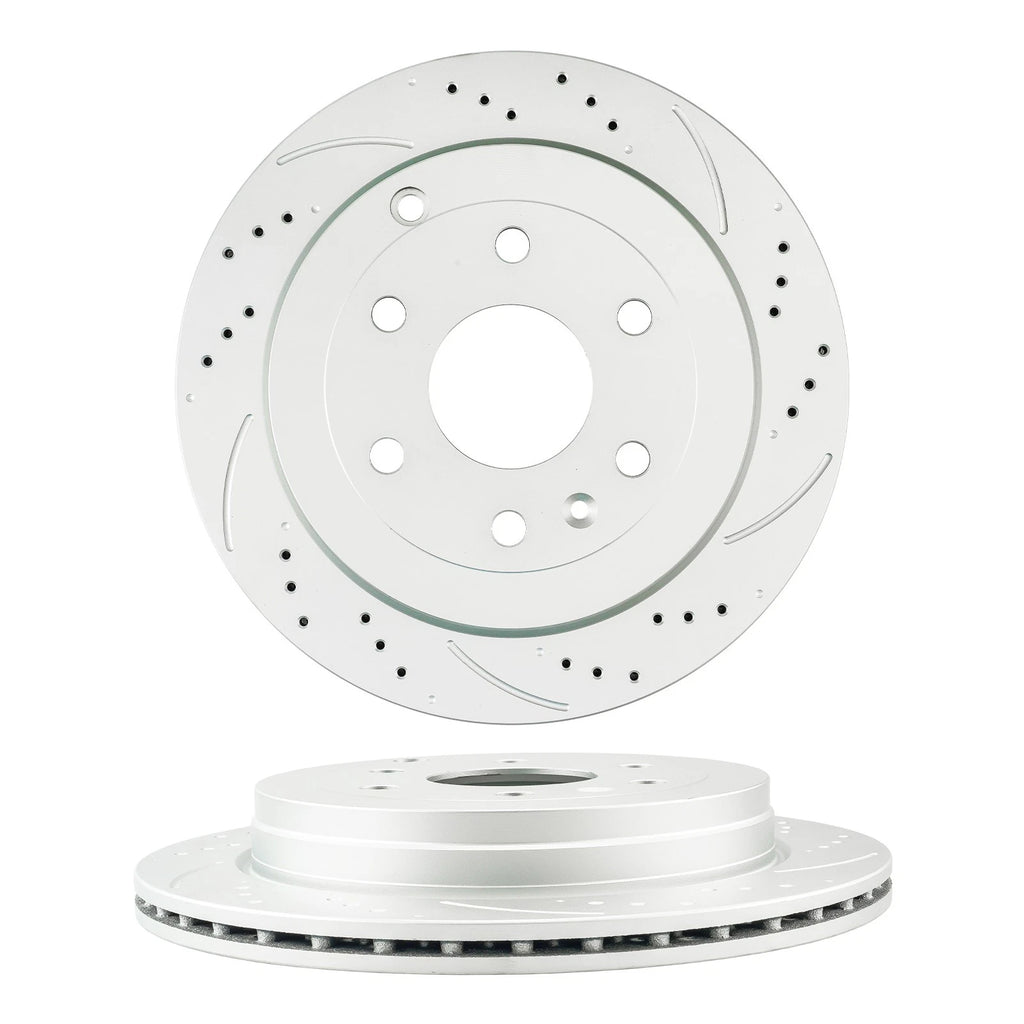 Drilled and Slotted Brake Kit for GMC Acadia and Buick Enclave (2007–2017)