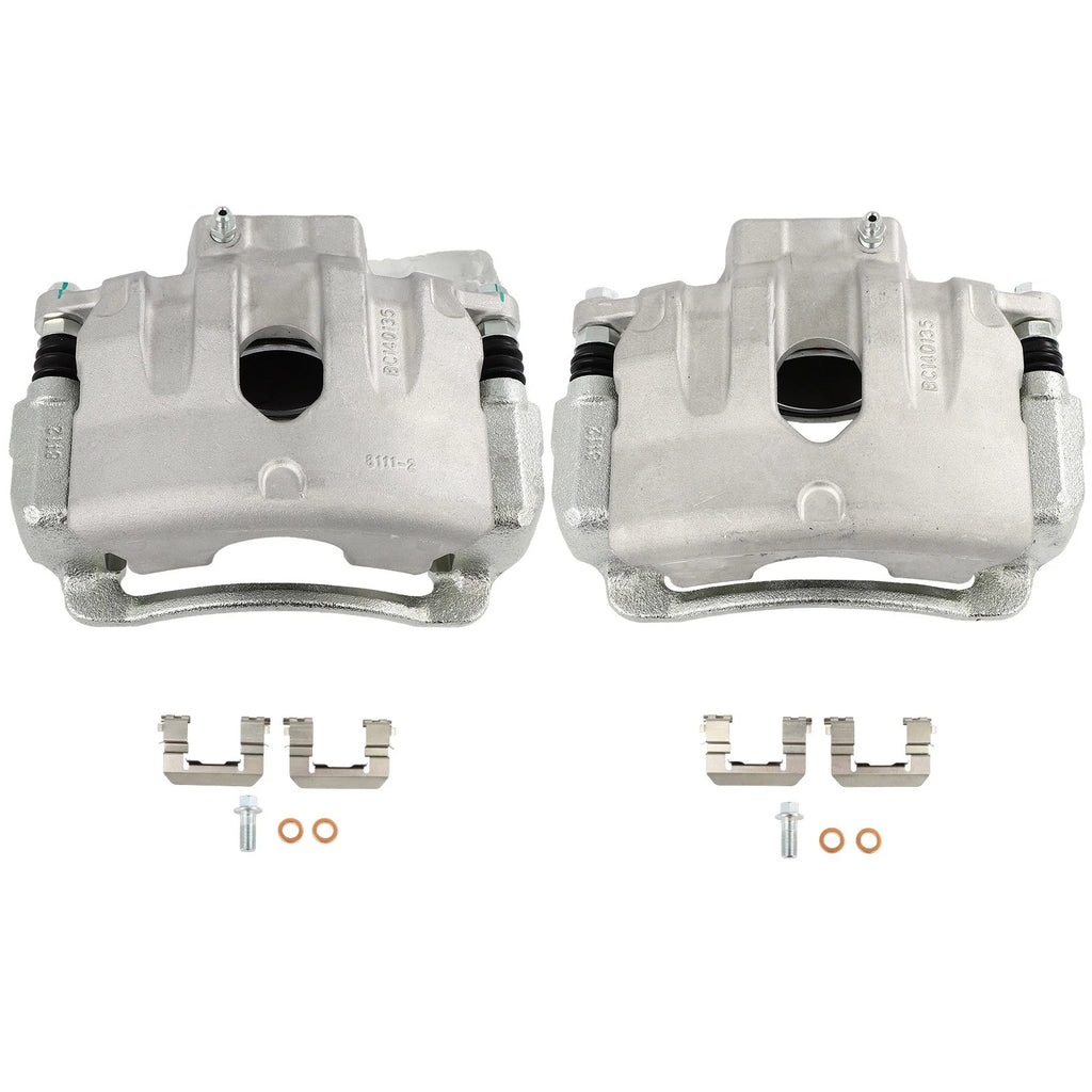 Set of 2 Front Brake Calipers with Bracket for Kia Optima (2011–2015)