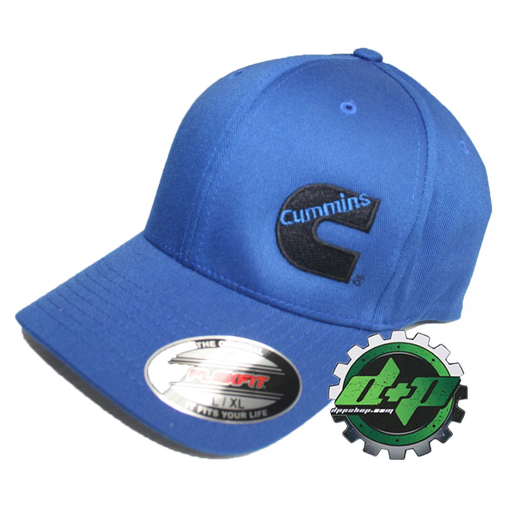 Cummins Fitted Flex Fit Hat for Ram Diesel (L/XL) - Blue