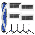 Main Brush and Side Brush Filter Set for Ecovacs Hybrid Robot Vacuum