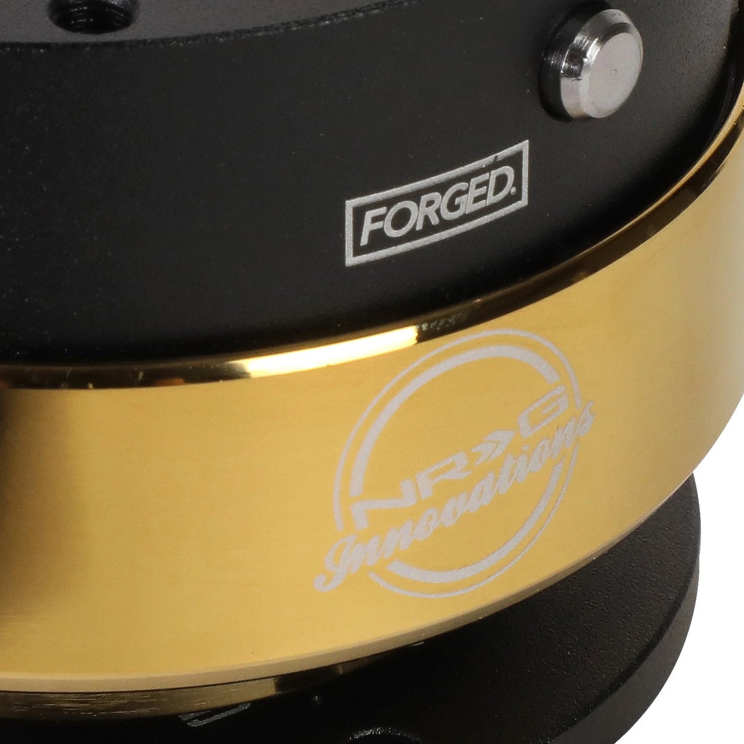 NRG Ball Bearing Quick Release Adaptor for JDM Steering Wheel (Gold Chrome)