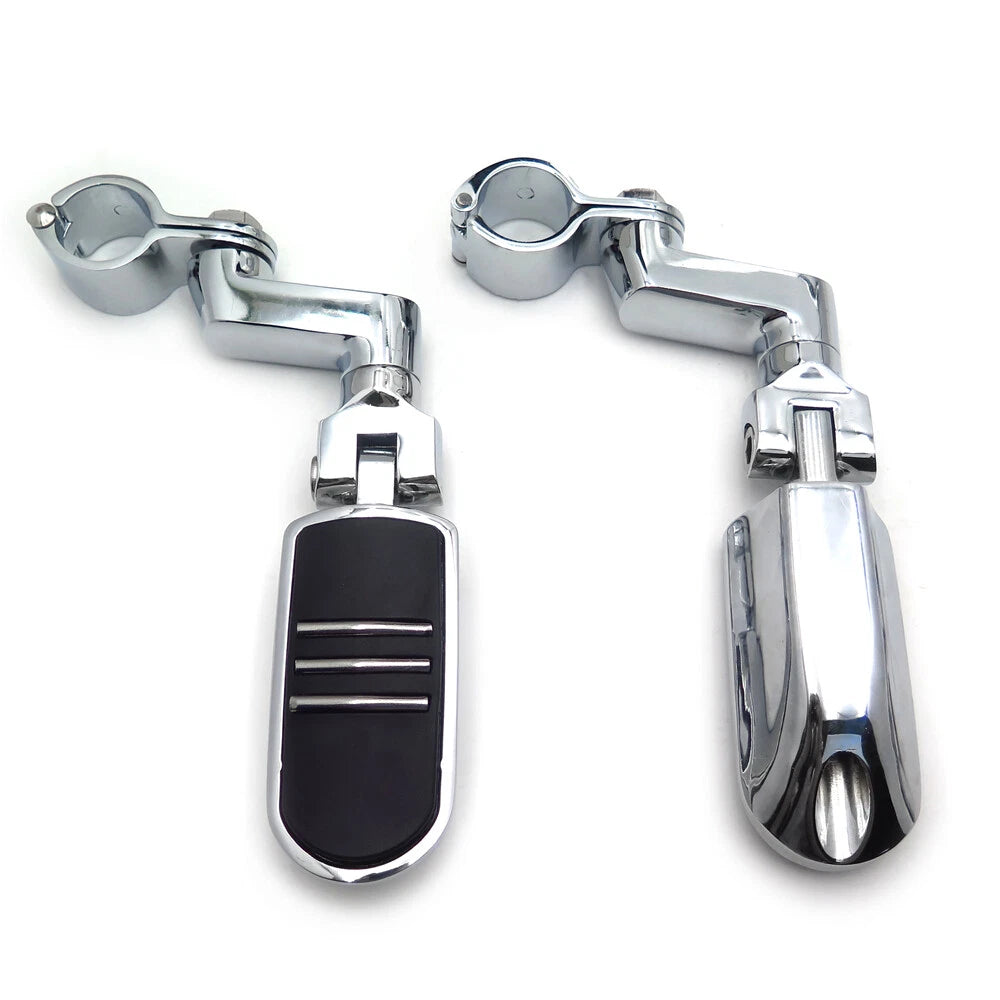 1.25" Highway Streamliner Foot Peg Clamps for Harley Sportster 883 XL120 (1988–2023)