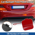 Rear Bumper Tow Hook Cover for Mercedes-Benz SLK W172 (2004-2011) Bright Red