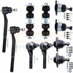 Set of 10 Front Ball Joints Tie Rods Sway Bars for Chevy Blazer (1999–2001)