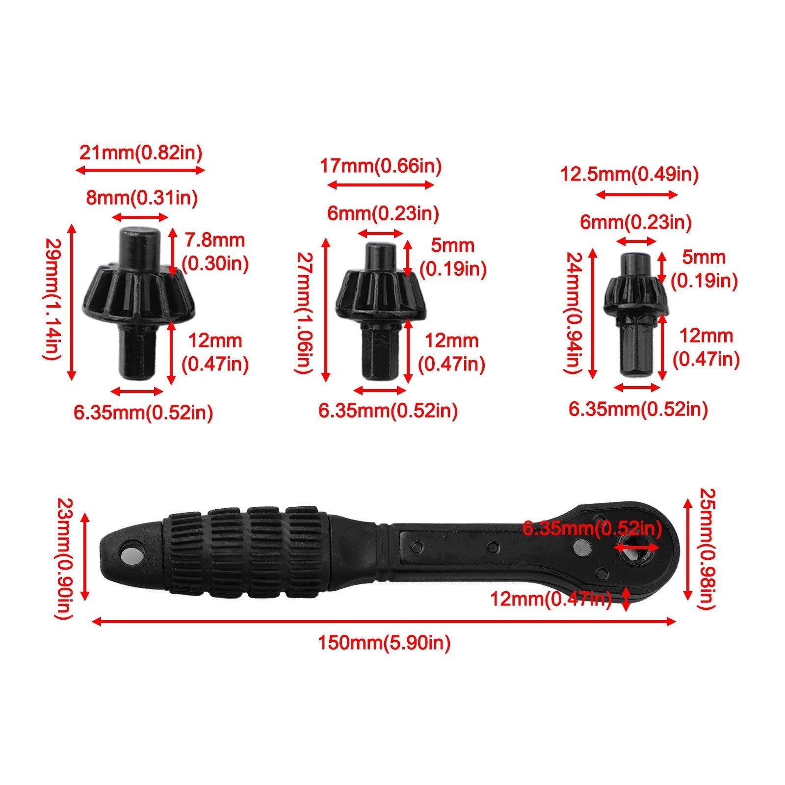 Drill Chuck Key Wrench for Various Applications