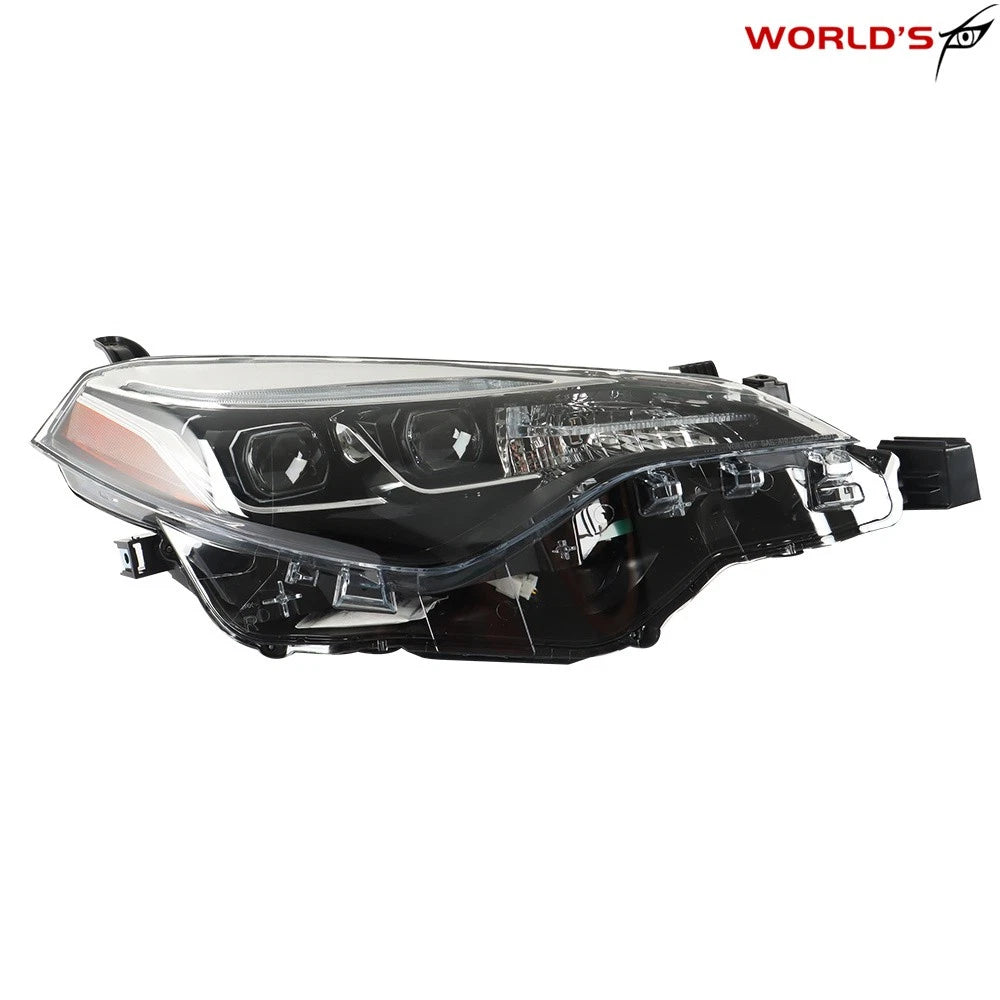 LED Headlight for Toyota Corolla SE XSE XLE (2017–2019) Right Side Black Clear