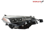 LED Headlight for Toyota Corolla SE XSE XLE (2017–2019) Right Side Black Clear