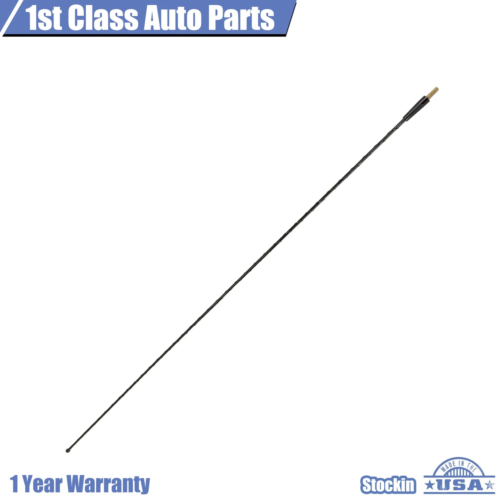 Antenna Mast for Saturn Ion (2003-2007) Front Right Passenger Fender Black