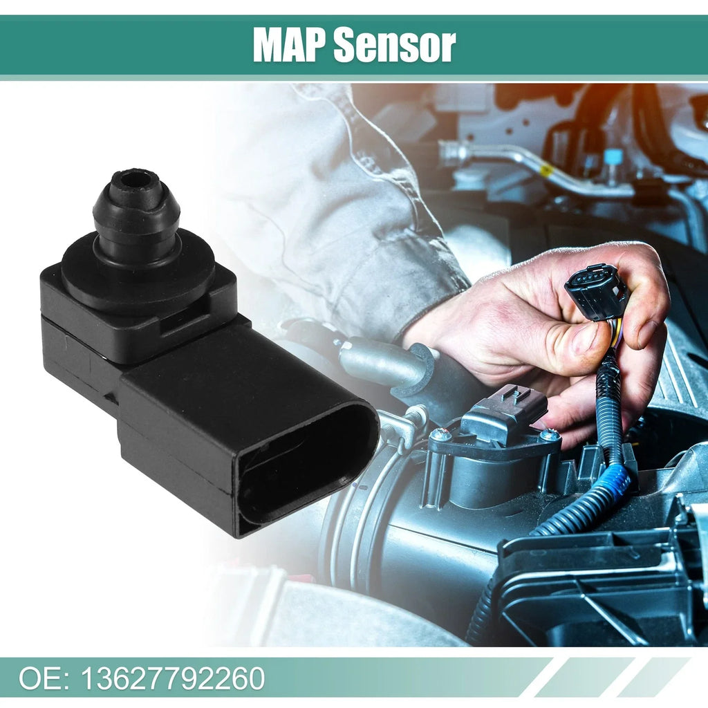 MAP Sensor 3.0L Manifold Absolute Pressure Sensor for BMW 335d (2009-2011)