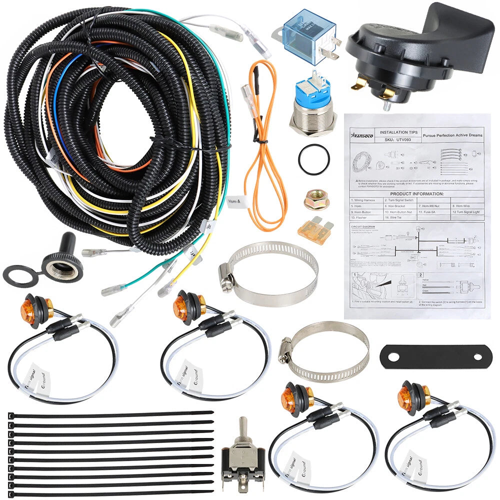 Turn Signal Light Kit for John Deere Gator TE (2008) - LED