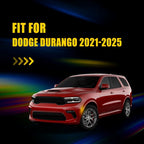 2X Smoked White LED Front Bumper Side Marker Lights for Dodge Durango (2021â2024)