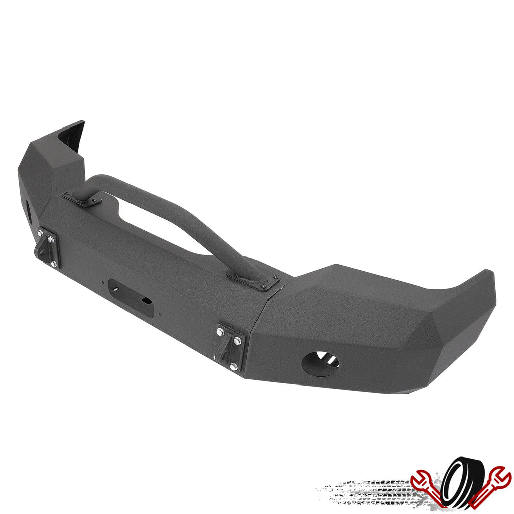 Front Bumper Assembly with Winch Plate & Push Bar for GMC Sierra 1500 (2003–2006)