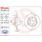 Brembo Brake Discs for Mazda Ford Fusion Lincoln MKZ Milan (2006–2011)