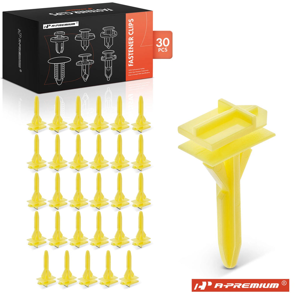 30x Nylon Rocker Panel Moulding Clips for GM Chevy 