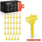 30x Nylon Rocker Panel Moulding Clips for GM Chevy 