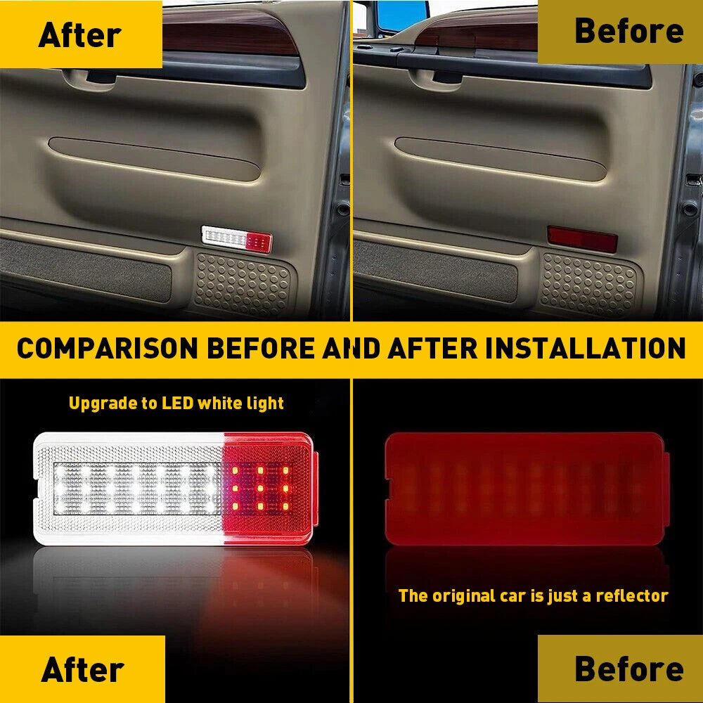 Left Rear Bumper Reflector for Ford Escape (2013–2019)