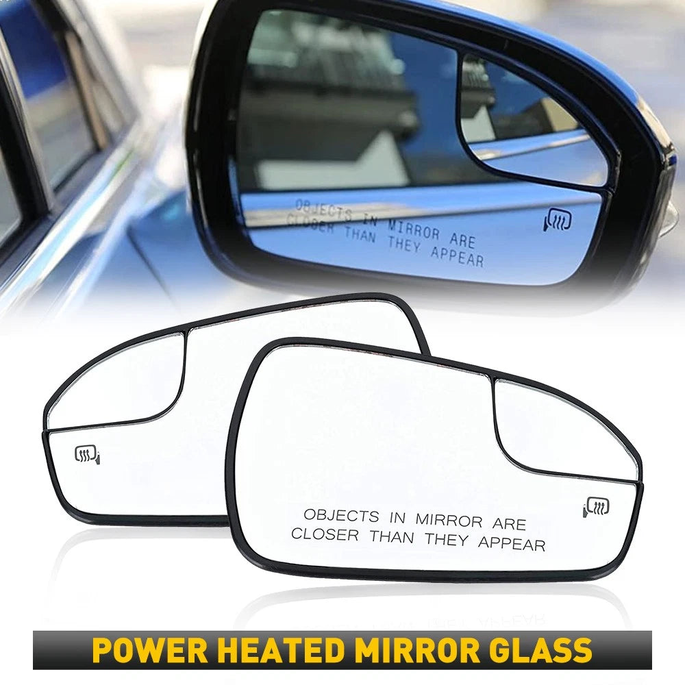 Heated Side Mirror Glass Set for Ford Fusion (2006–2010)