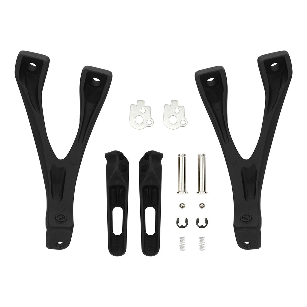 Black Footrests Footpegs for Honda CBR1000RR (2017–2025)
