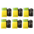 Set of 6 Engine Oil Filters for VW Beetle, Audi TT, A3 (2.0 L4 Turbocharged)