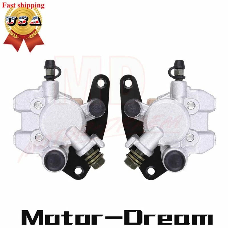 Front Brake Caliper Set for Yamaha Banshee, Big Bear, Grizzly, Raptor 350, Warrior