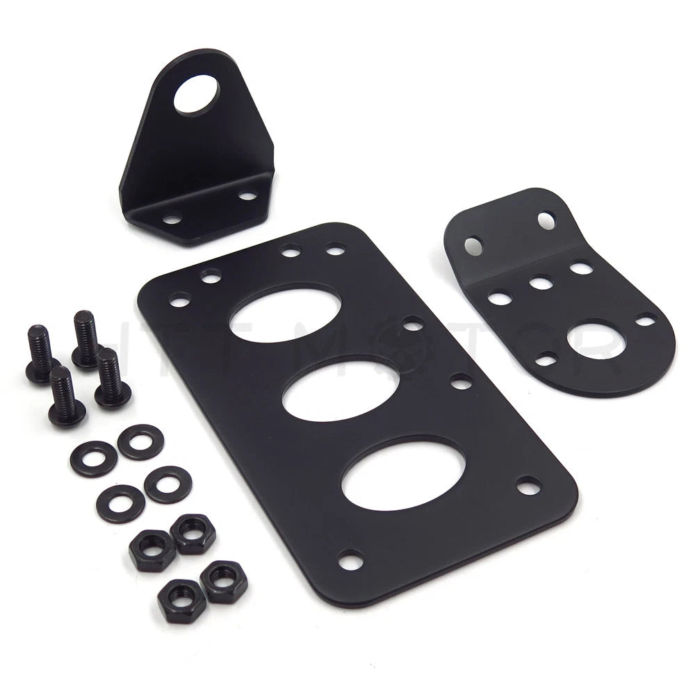 License Plate Holder Bracket for Harley Bobber Chopper (Black)