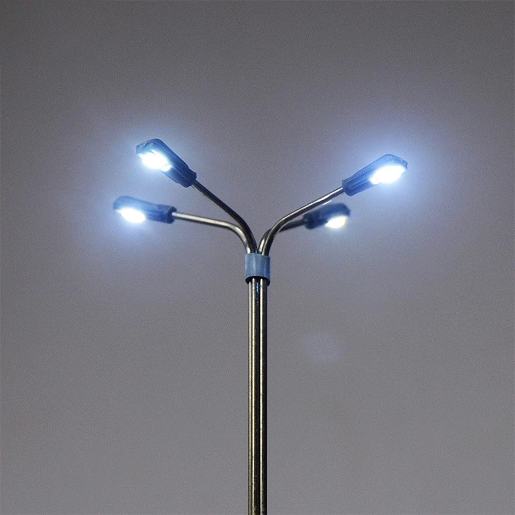 Set of 5 Scale Street Lights for Model Railway (1:100)
