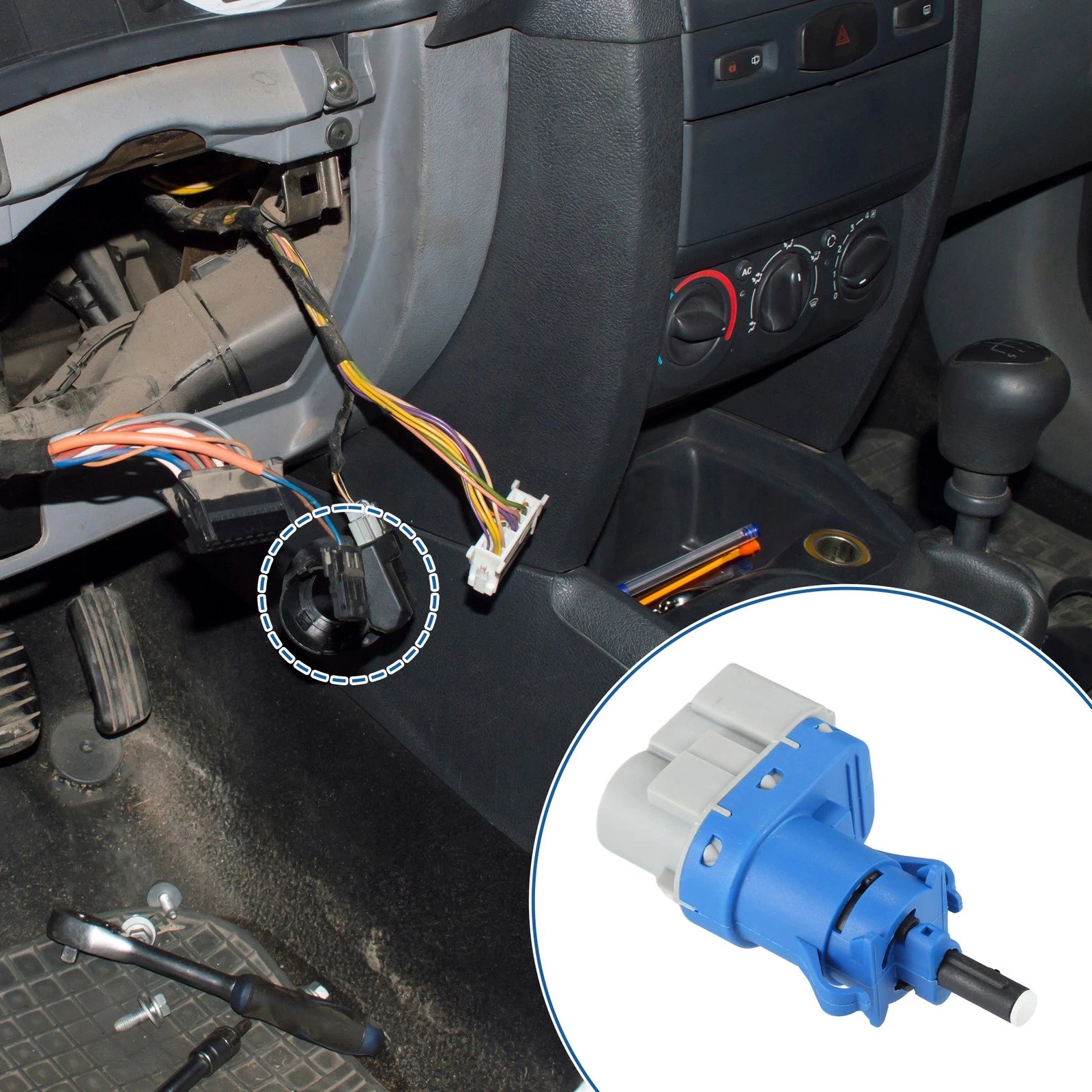 Stop Lamp Switch Assembly for Ford Fusion (2006–2012) No. 7E5Z13480A