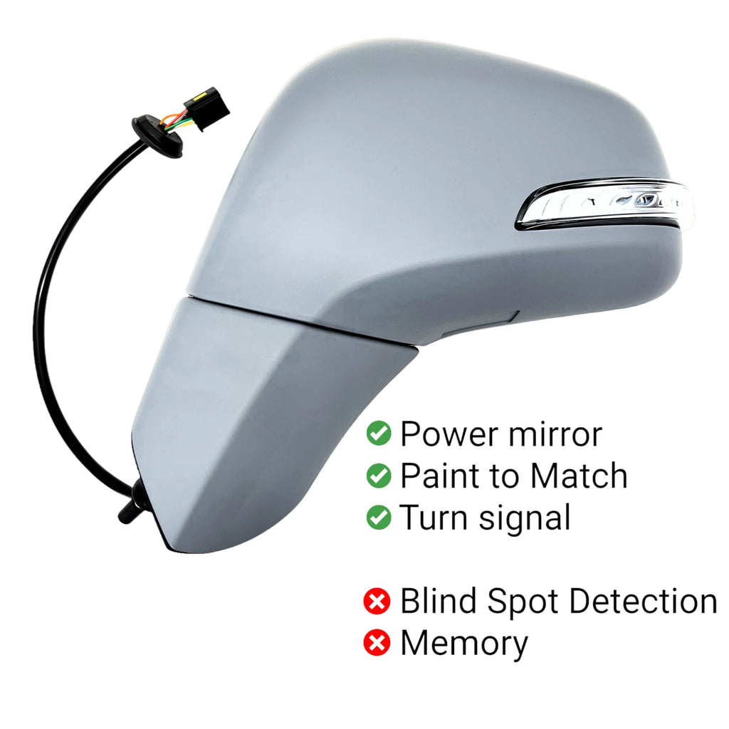 Side View Mirror for Buick Encore (2014–2016) W/Signal PTM 6 Pin 42654512