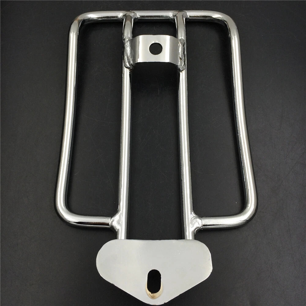 Chrome Solo Seat Luggage Rack for Harley Sportster XL 883 1200 (2004–2015)