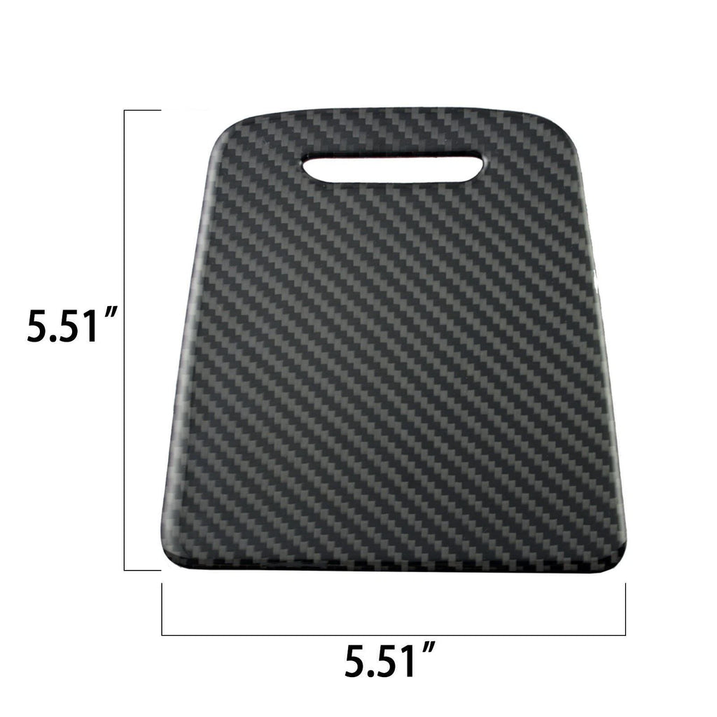 Genuine Carbon Fiber Inner Console Box Panel for Mercedes-Benz CLA (2013-2018)
