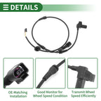 ABS Wheel Speed Sensor No. 8E0927803A for Audi A4 (2000–2005)