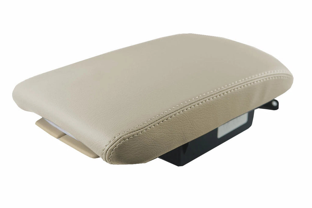 Leather Console Lid Pull Over Cover for Lincoln MKZ (2010–2012) Beige