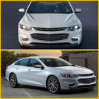 Chrome Front Bumper Fog Light Molding Cover for Chevy Malibu (2016-2018)