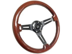6 Hole Slotted Steering Wheel Cover with Horn Button for Jeep Wrangler (2007–2018)