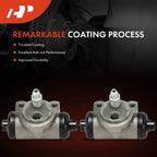2Pcs Rear Drum Brake Wheel Cylinders for Mitsubishi Outlander (2003–2006)