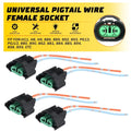 Set of 4 Fog Light Bulb Connector Socket Plug Wire Pigtail H11 for USA