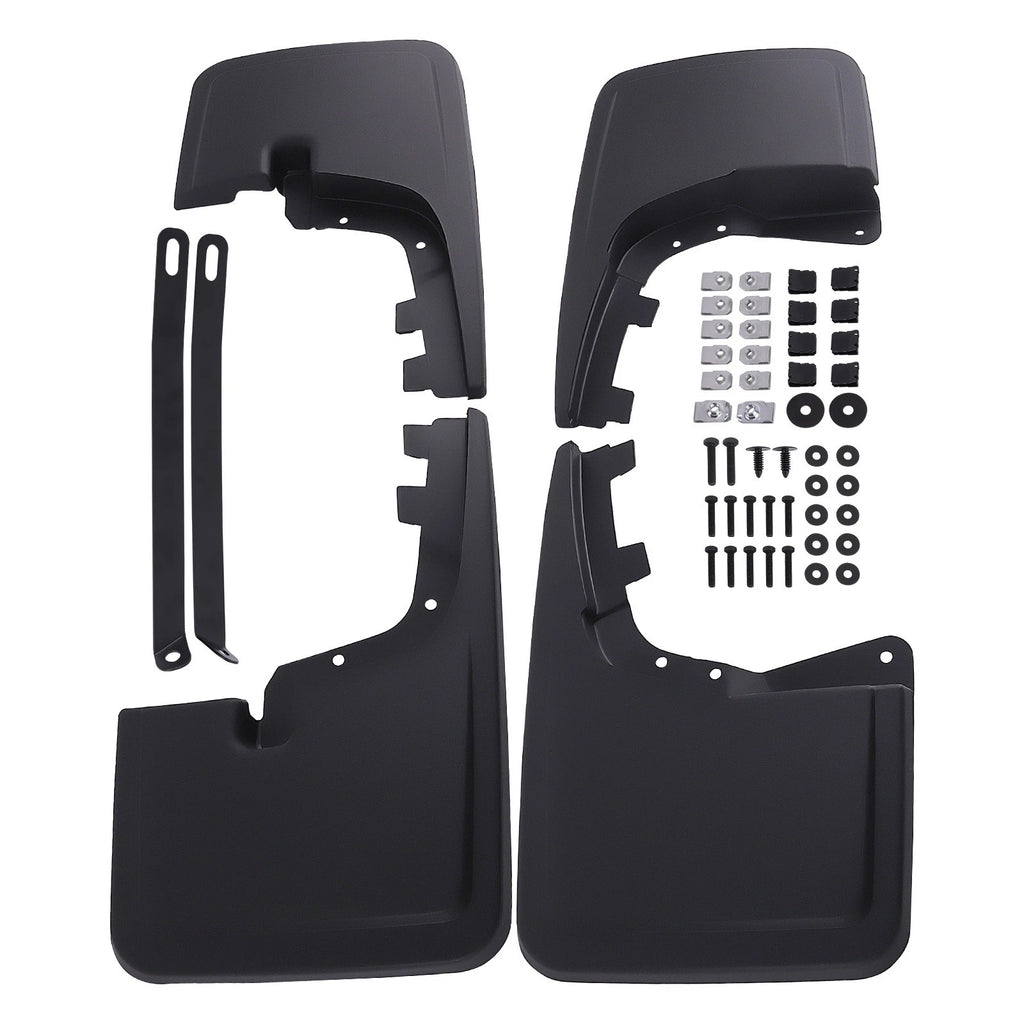 Set of 4 Mud Flaps for Ford F-150 (2021–2024) ML3Z-16A550-AA Plastic