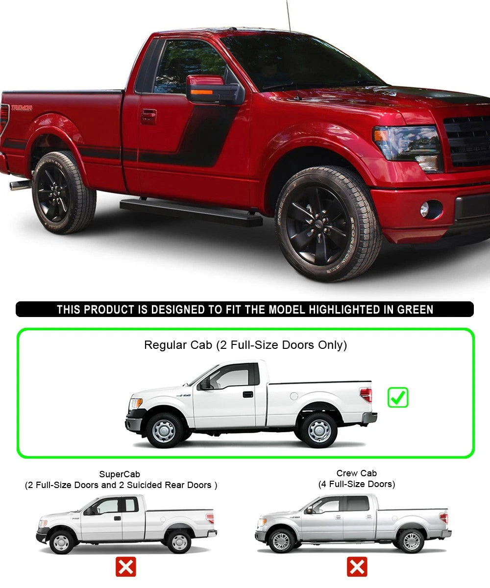 iBoard Running Boards for Ford F150 Regular Cab (2009-2014)