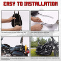 Chrome Sissy Bar Backrest Pad for Harley Sportster XL 1200 (2004-2016)