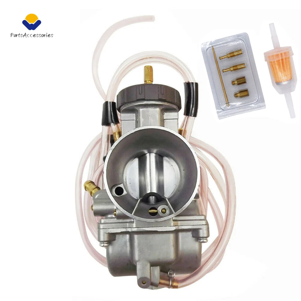 Carburetor PWK38 for Kawasaki KX125 KX250 Yamaha YZ250 YZ465 (1978–2002)
